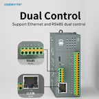 RS485 RJ45 DI/DO/AO/AI Distributed Remote IO Module CDEBYTE M31-U Series Modbus NEW Version Support PNP NPN DIP Free Splicing