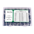50-840PCS Transistors kit NPN PNP S8050 S8550 S9012 2N3904 2N3906 C1815 A1015 J13001 BC327 BC337 BC517 BC547 BC548 BC549 BC558