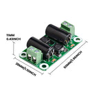 DC Power Filter Board 0-25V/0-50V 2A/3A/4A Class D Power Amplifier Module Interference Suppression Board EMI Suppression