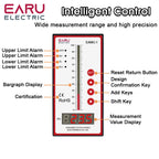 EARU Intelligent Controller 4-20mA 0-10V 0-5V Input With 4 Ways Relay Water Oil Liquid Level Temperature Pressure Transmitter