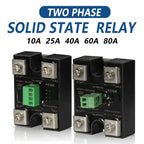 10A 25A 40A 60A 80A Dc Control Ac Dual Control Dual / Single Output Control Single Phase Solid State Relay