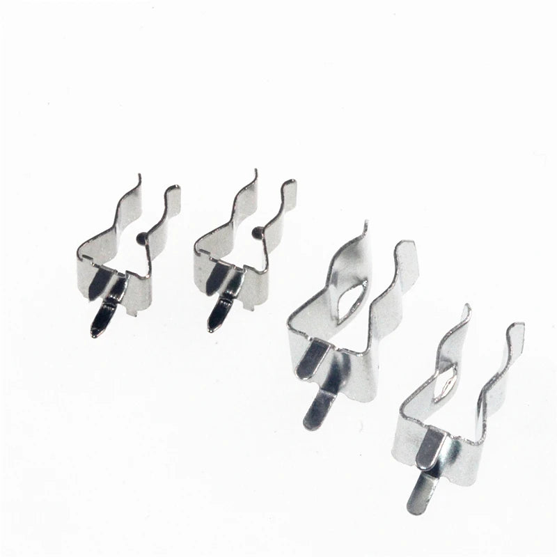 50PCS 5X20MM 6X30mm Clip Clamp 5X20 6X30 Fuse Tube Support Fuse Holder For 5*20 6*30mm insurance Fuse Clip