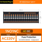 ENMG Relay Module 220VAC 2/4/8/16 Channel SPDT DPDT PLC Signal Amplifier Board Industrial Control Switch
