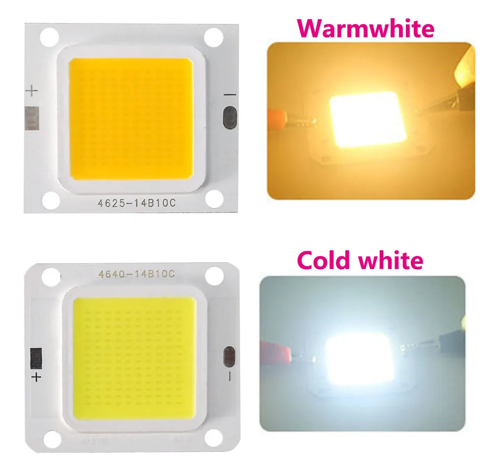 10Pcs Super Power LED Chip 100W 70W 50W 30W 20W 10W 27-36V For Floodlight Spotlight Bulbs Diode LED Ceiling Light Lamp Source