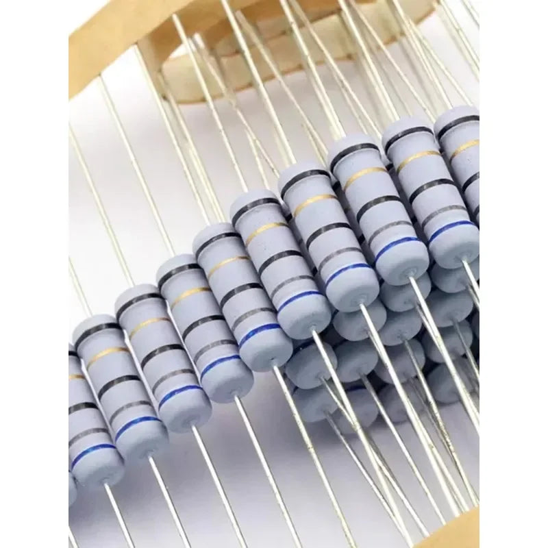 20PCS 2W 5% Wire Wound Resistor Fuse Winding Resistance 0.1 0.15 0.22 0.33 0.47 0.5 1 2.2 3.3 4.7 5.1 8.2 10 20 22 47 51 100 ohm