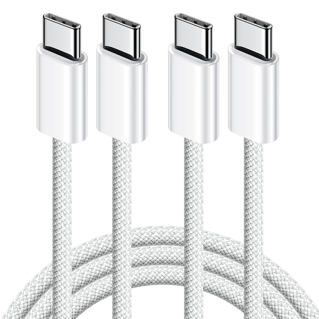 60W Type C to Type C Cable Data Line For Iphone 15 16 17 Samsung Xiaomi Fast Charging USB C to C Cable Type C Data Charger 1m2m