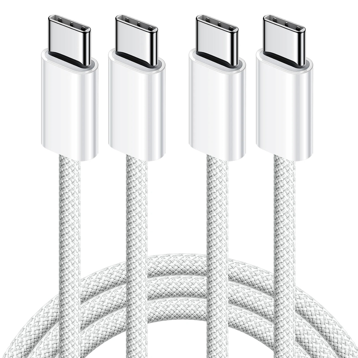 60W Type C to Type C Cable Data Line For Iphone 15 16 17 Samsung Xiaomi Fast Charging USB C to C Cable Type C Data Charger 1m2m