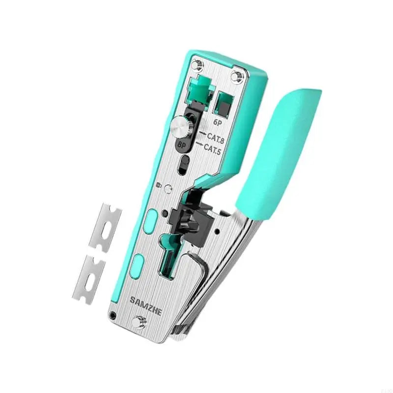 RJ45 RJ11 Cable Crimping Pliers 8P 6P Wire Cutter and Cover Remover with Grip Handle for Home Wiring Repair Use F19E