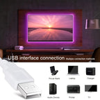 LED 5050 Light Strip 5M 10M 20M 30M RGB TV Background Light Bluetooth Control USB Game Room Family Party Decorative Light Strip