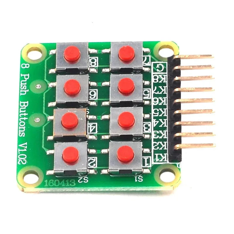 2x4 Keypad 4x2 Keypad 8 Push Buttons V1.00 Key Board Matrix Button for Arduino AVR PIC 2*4 Module  NEW