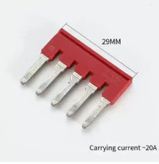 DIN Rail Terminal Block 2.5mm2 Lever Quick Connect Push In Electrical Wire Connector Feed Through Distribution Terminal Strip