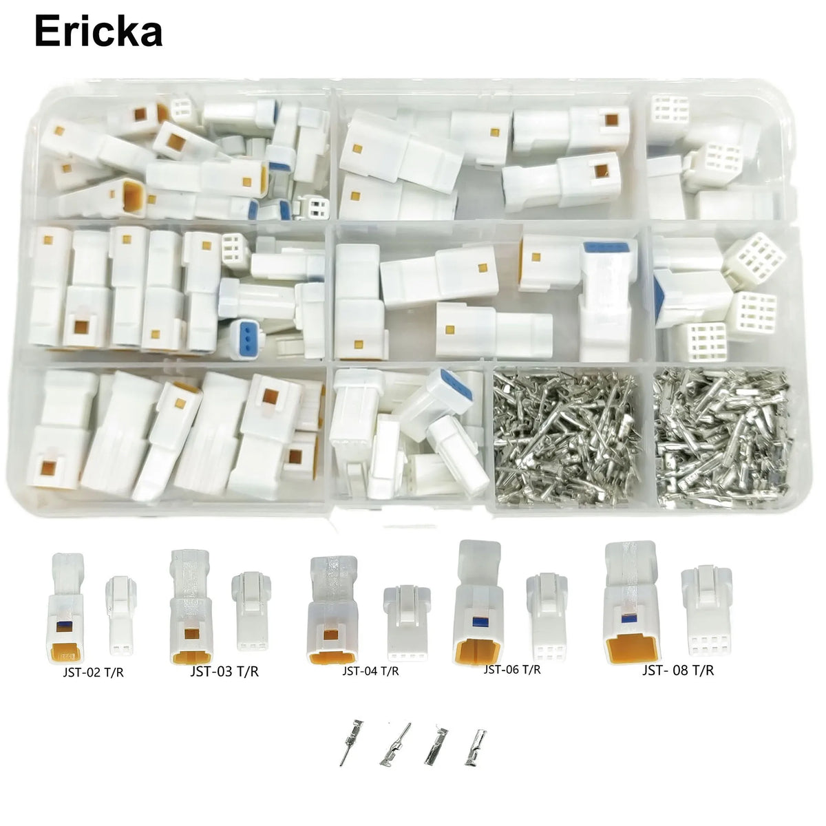 JST Connector Kit Series Waterproof Wire Quick Wire Connector Electrical Kit JST-02-08T/R JWPF Automotive Sealed Plug With Pins