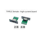 TYPE-C Female Base with Fixed Plate Charging Data Interface USB3.1 Turn the Test Board into 2.54MM Socket
