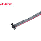 Gray Flat Ribbon Cable 1.27MM 2.0MM 2.54MM Pitch AVR 20cm Data Line Wire FC-6/8/10/12/14/16/20/24/26/30/34/40/50P Pin Connector