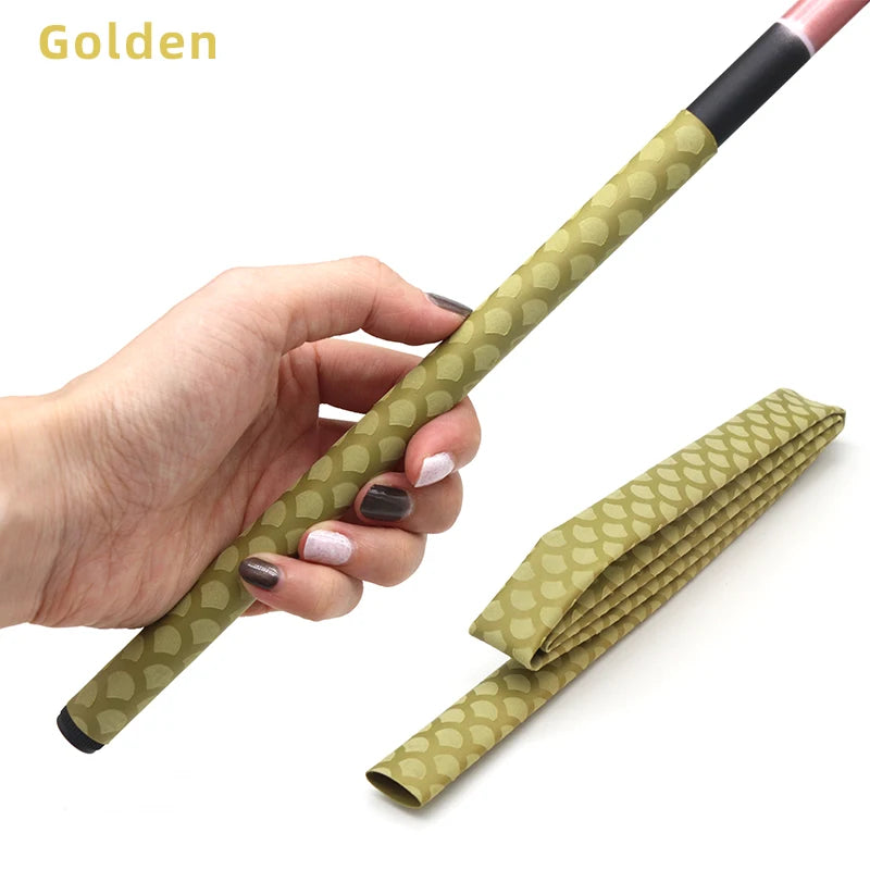1m/pc﻿ Fish Scale Anti-slip Heat Shrink Tube Dia.15~45mm 2:1 Non-slip Handle Repair Electrical Cable Insulation Fishing Rod Wrap