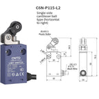 CNTD Micro Limit Switch C6N Series C6N‑101 C6N‑102 C6N‑111 C6N‑121 1NO1NC 10A 250V IP67 Waterproof For Automated Machinery