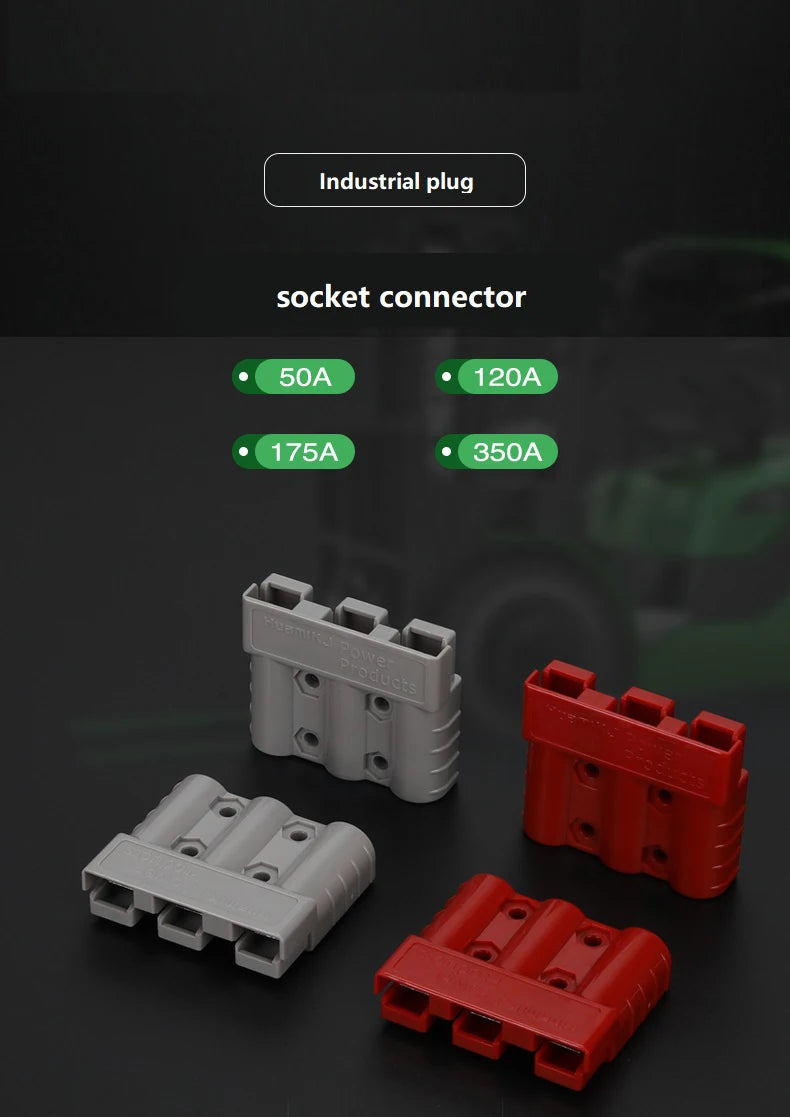 3 pole series 50A/70A/175A 600V Anderson Connector battery connector plug solar connector