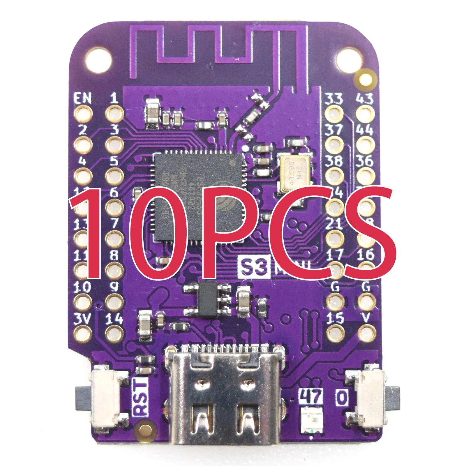 S3 Mini V1.0.0 - LOLIN WIFI Bluetooth IOT Board based ESP32-S3FH4R2 ESP32-S3 4MB FLASH 2MB PSRAM MicroPython Arduino Compatible