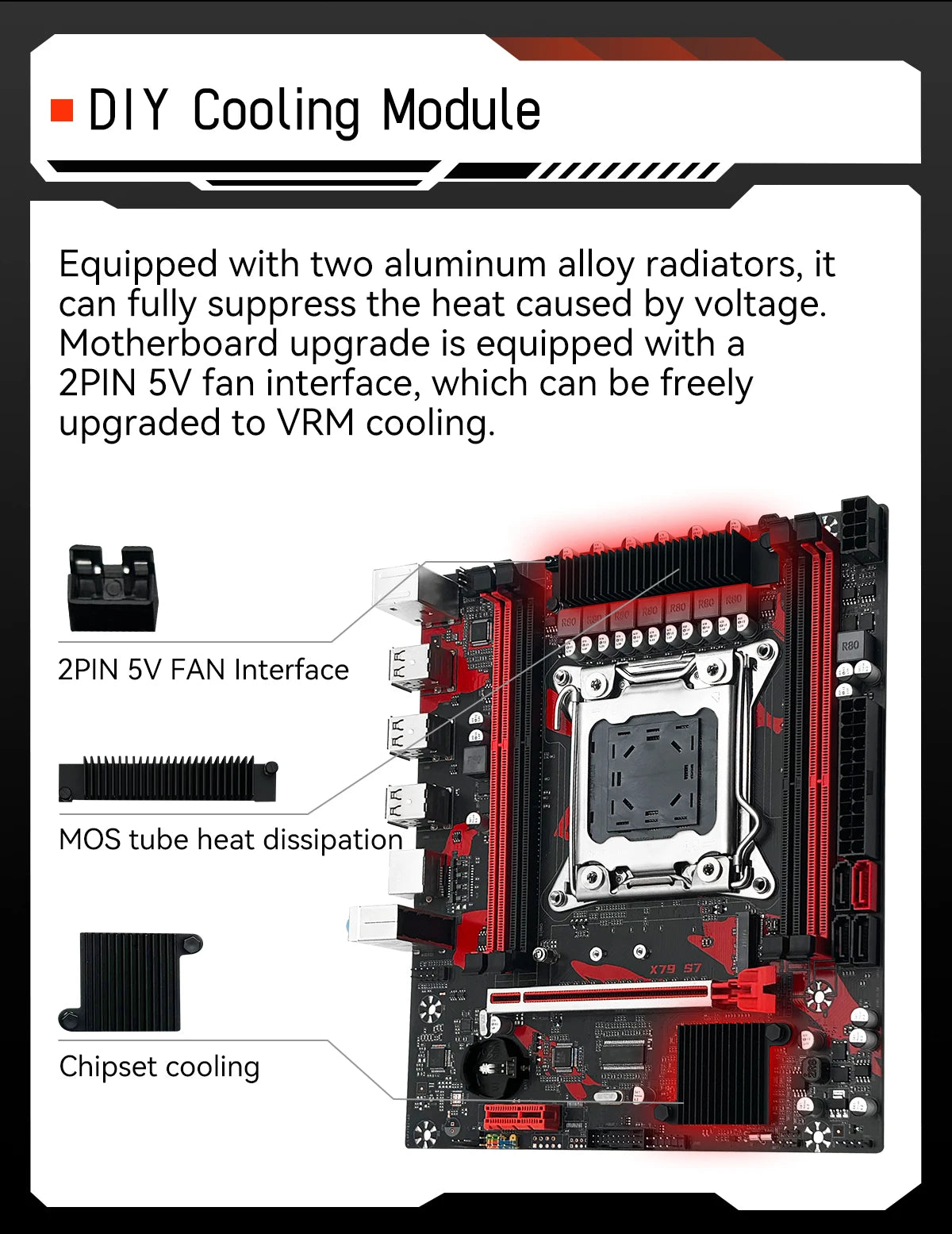MACHINIST X79 Motherboard S7 LGA2011-3 Xeon Kit E5 2689 CPU Processor and DDR3(2x16gb)32gb 1866MHz Memory NVME/SATA M.2 M-ATX