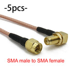 RG316 SMA to SMA / RP-SMA RF Coaxial Cable Male Plug Female Jack Connector Jumper Pigtail Antenna Extension Wire WiFi FPV Radio