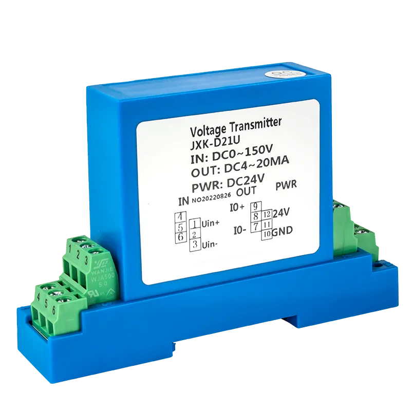Voltage Transducer 0-100V 0-200V 0-300V Voltage Transmitter 4-20mA 0-10V 0-5V RS485 Voltage Sensor AC Voltage Signal Transmitter