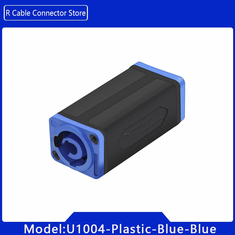 1pc New Arrival LED PowerCon AC Coupler Adapter Extender connector High quality Speakon Panel mount straight adapter