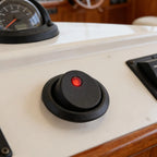 12V LED Boat Switch with Light Car Truck Rocker Switch on/Off Control SPST 3 Pin 2 Position for Marine Auto 1/3/12pcs
