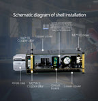 100W+100W TPA3116D2 Bluetooth 5.0 Power Subwoofer Audio Amplifier Board Home Theater HIFI Stereo Audio Amplifier AMP AUX