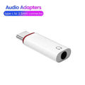Type C to 3.5 MM Jack AUX Audio Adapter For Huawei Xiaomi Samsung 3.5MM Headphones Connector DAC Converter