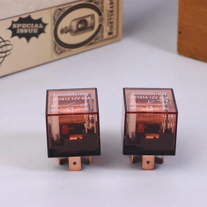 DC 12V 40A 4Pin 5Pin Waterproof Automotive Relay SPDT Car Control Device Car Relays High Capacity Switching Controller