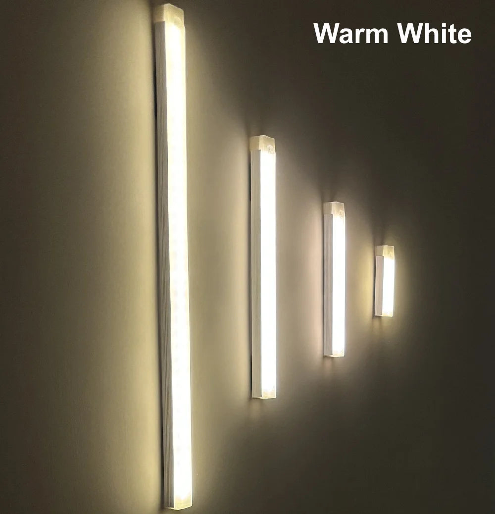 Wireless Rechargeable LED Night Lights Motion Sensor Lights Closet Kitchen Night Lights Bedroom Sensor Light Cabinet Stair Light