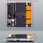 12V/24V 12A Dual Channel DC Motor Driver Board, H-Bridge, Superior to L298N & BTS7960, 10A Rated Current