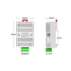 Taidacent RS485 Barometric Transmitter BMP280 High-Precision Atmospheric Pressure Sensor Barometer Air Pressure Sensor Modbus