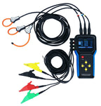 Portable MEATROL ME435 Three Phase Power Data Logger Rogowski Coil Digital Energy Watt Meter Industrial Power Analyzer