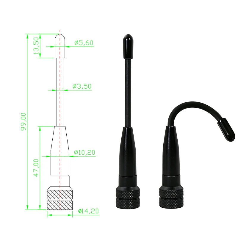 GIZONT LoRa 868MHz 915MHz Soft Antenna SMA Small Antenna For Meshtastic ESP32 Board Lora32u4 II Internet WiFi Antena Low VSWR