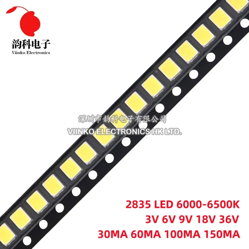 SAMIROB 100pcs/Lot 0805 SMD LED White Ice Blue Red Blue Yellow Green Orange Warm White Pink Purple RGB 2012 Light Emitting Diode