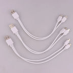2 In 1 USB Male To Micro USB/Type-C Splitter Data Transfer Charging Cable For For Android Smartphones Tablet Dual Micro USB