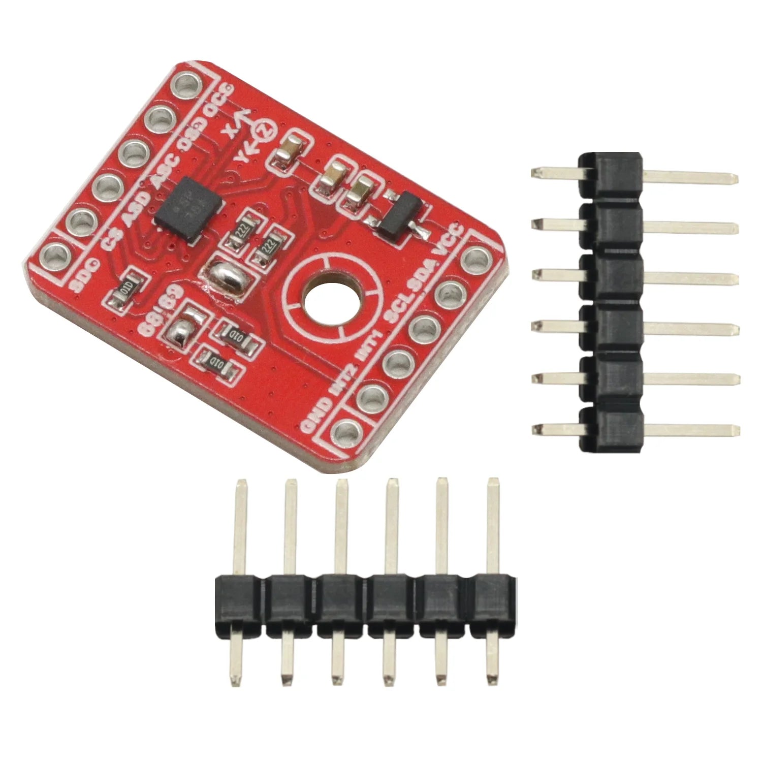 BMI270 6DoF IMU Sensor Breakout Board, 3-Axis Accelerometer 3-Axis Gyroscope Inertial Measurement Unit Module, I2C SPI Interface