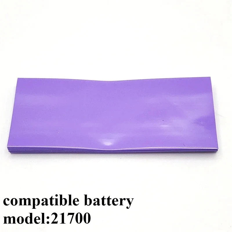 21700 Lithium Battery PVC Heat Shrinkable Film Battery Skin Heat Shrinkable Sleeve 10pcs/bag