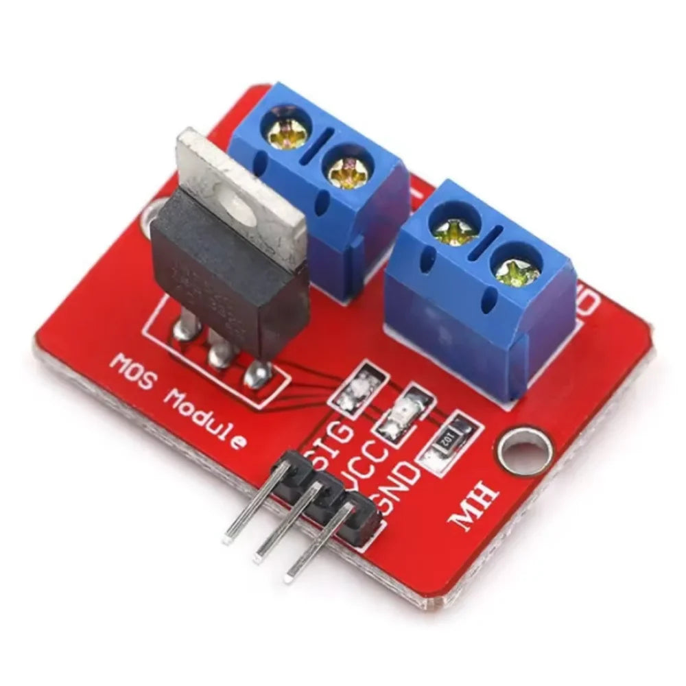 10-2PCS, 0-24V Top Mosfet Button IRF520 MOS Driver Module For Arduino MCU ARM Raspberry pi
