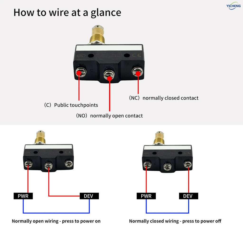 10Pcs SPDT NO+NC Hinge Roller Lever Microswitch Action Switch