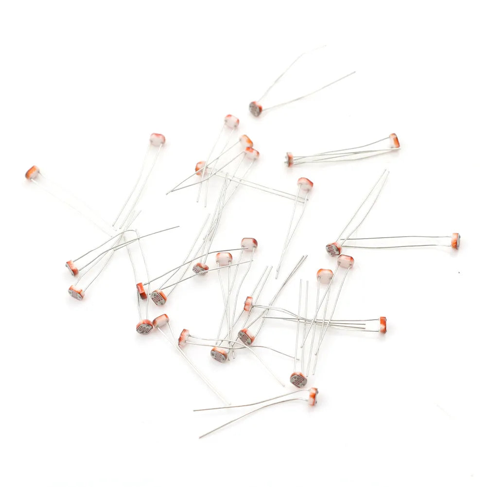 30PCS Photoresistor GL5516 LDR CDS 5mm Light-Dependent Resistor Sensor Arduino
