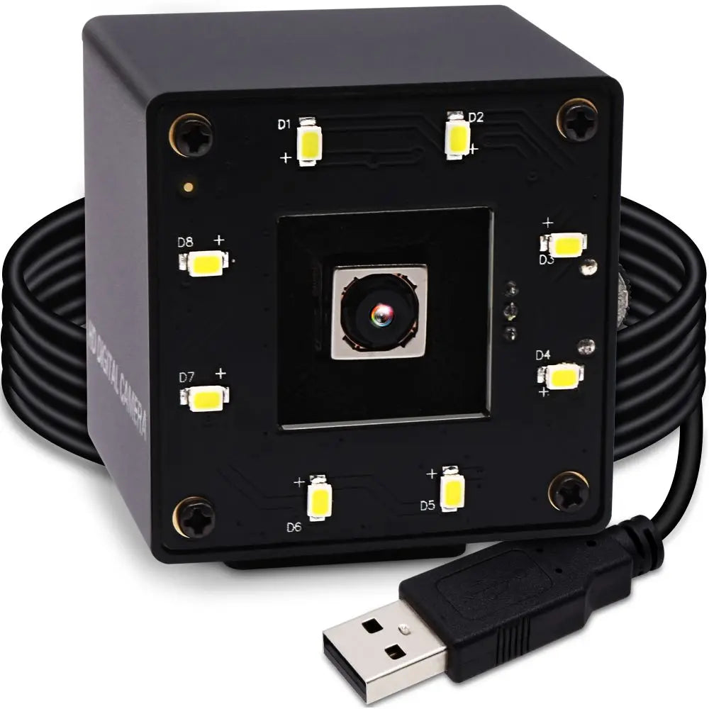 ELP Autofocus USB Camera 16MP Ultra HD Webcam IMX298 Sensor Mini Camera with 68 degree No Distortion Lens