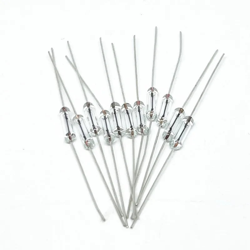 200PCS 3*10mm 0.5A/1A/1.5A/2A/2.5A/3A/4A/5A 250V Axial fast glass fuse with lead wire 3X10