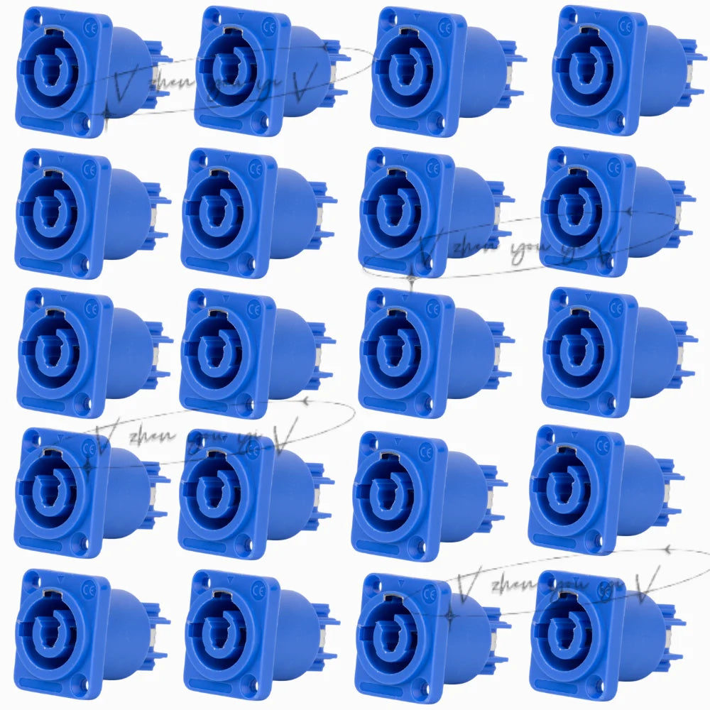20PCS Powercon Connector Male Plug NAC3FCA NAC3FCB Socket NAC3MPA AC Cable 20A 250V Power Plug Adapter for Stage Light LED Scre