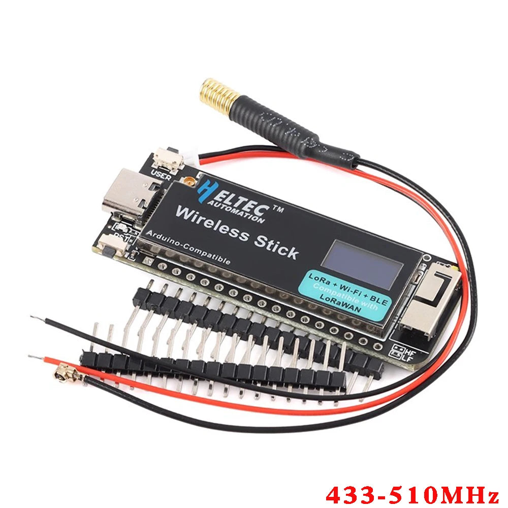 SX1262 LoRa WIFI BLE Development Board ESP32 Wireless Stick LoRAWAN 433-510MHz/863-928MHz Meshtastic Mesh Network For Arduino