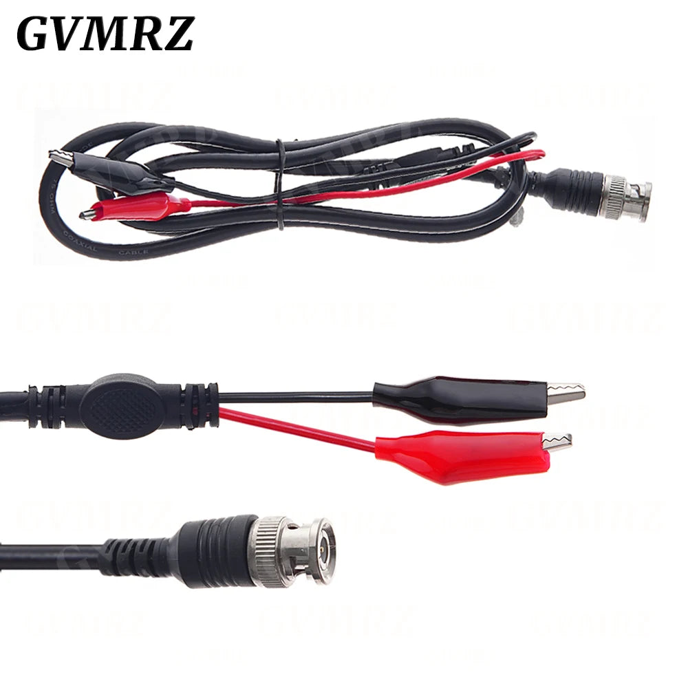 BNC Male Plug to 4mm Banana Stackable Plug Crocodile clip Lead Probe Q9 Testing Mult Cable Cord 50ohm RF Coaxial Tangerrf