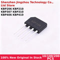 10/100/200PCS 100% New bridge rectifier 1000V 3A KBP206 KBP210 KBP307 KBP310 KBP406 KBP410 IC Chip Wholesale