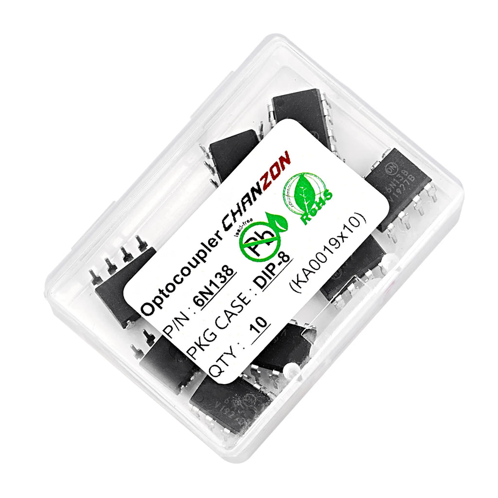 6N138 6N138M DIP8 DIP-8 High Speed Optocoupler Photoelectric Optoisolator Opto Coupler New and Original  IC In Stock Chanzon