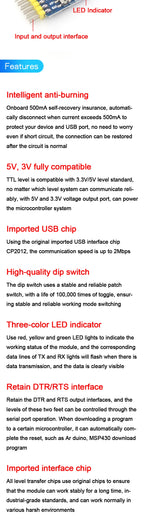 1pcs CP2102 module USB to TTL upgrade board UBS to serial port STC microcontroller download flash six in one UART